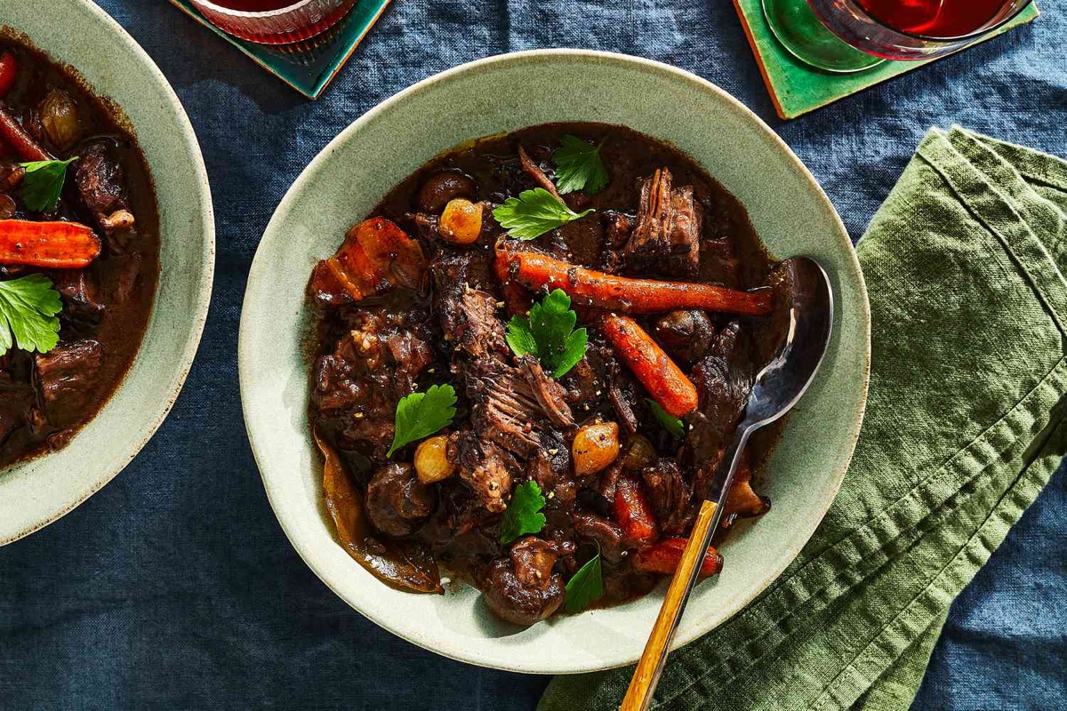 Beef Stew in Red Wine Sauce