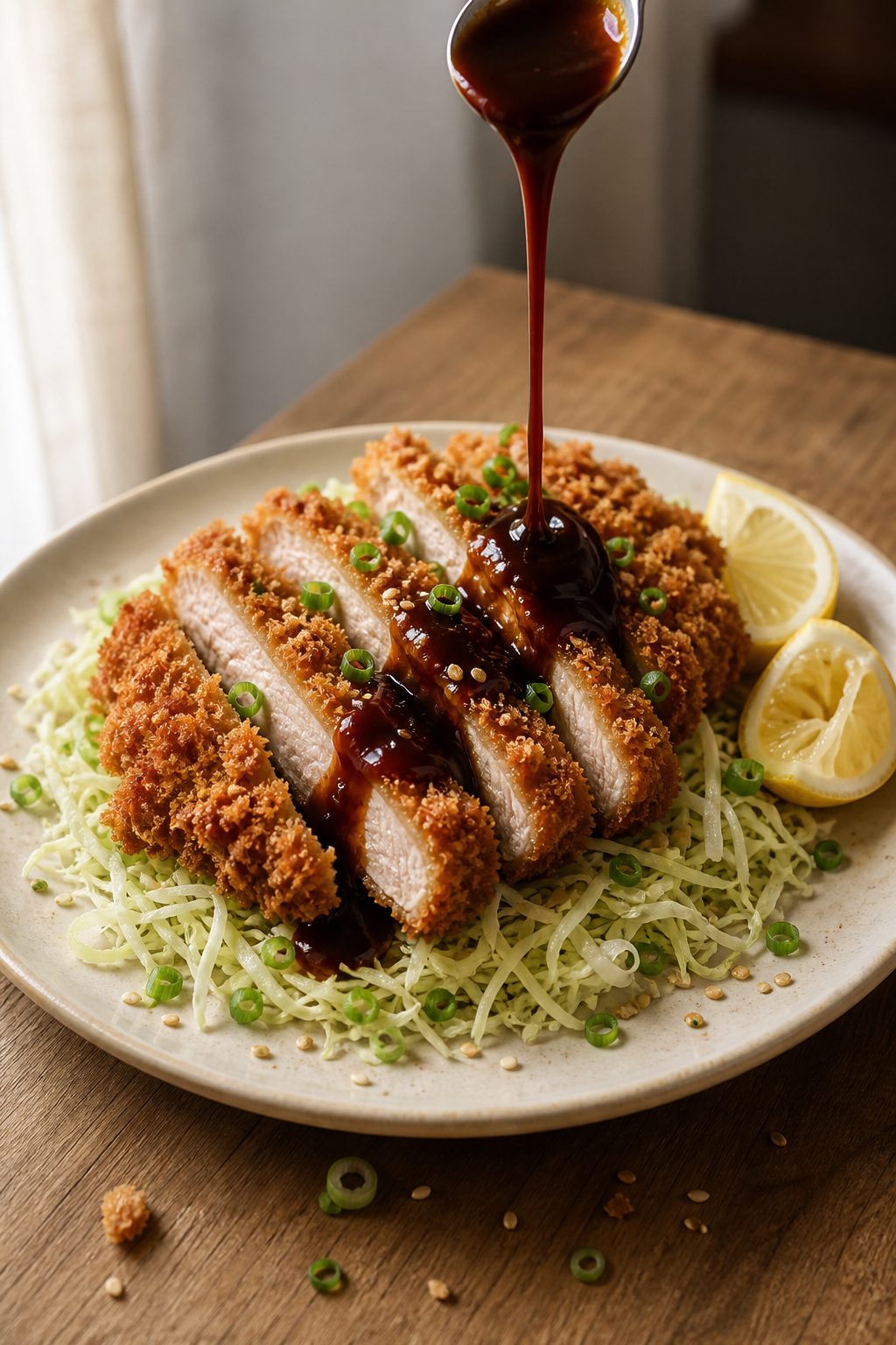 Toasted-Panko Oven Katsu with Ten-Minute Tonkatsu Sauce